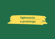 Ogłoszenie o przetargu